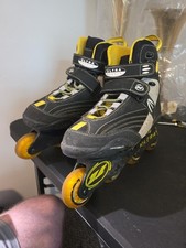 Ultra Wheels ABEC 3 patins em linha masculinos tamanho 10 Biofit SQ4 comprar usado  Enviando para Brazil