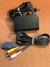 Lote OEM! Adaptador de Alimentação CA Oficial Nintendo 64 N64 NUS-002 e Pacote de Cabo AV! comprar usado  Enviando para Brazil