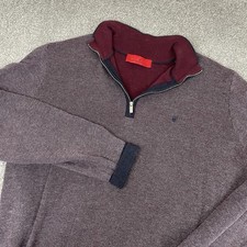 Suéter masculino CH Carolina Herrera L 100% algodão luxo 1/4 zíper pulôver preppy comprar usado Suéter masculino CH Carolina Herrera L 100% algodão luxo 1/4 zíper pulôver preppy comprar usado  Enviando para Brazil