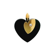 Anhänger gelbgold herz gebraucht kaufen  Duisburg