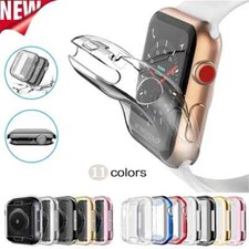 Capa protetora tela cheia TPU iWatch para Apple Watch Series 10 9 8 7 6 SE comprar usado  Enviando para Brazil