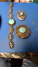 3 piece turquoise set for sale  Belmond