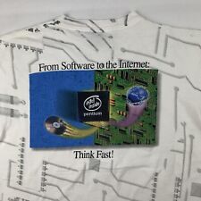 Camiseta Intel Inside Pentium Processor Tech Extra Grande AOP Estampa Total Antiga, usado comprar usado  Enviando para Brazil