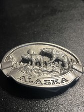 Fivela de cinto de sol vintage ACE 1988 Alasca urso polar da meia-noite feita nos EUA comprar usado  Enviando para Brazil