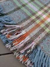 Vintage wool tartan for sale  LEICESTER