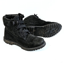 Timberland leather black for sale  COLCHESTER
