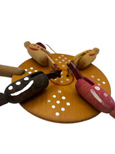 Vtg wooden folk for sale  Durham