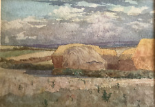 Watercolour haystacks trenance for sale  LINCOLN