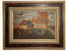 Worpsweder landschaft gemälde gebraucht kaufen  Hamm