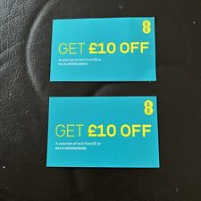 Ee...2 discount vouchers for sale  LONDON