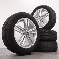 Koła zimowe 18 cali VW Tiguan II & Allspace Original Alu-Felgen 235/55R18 DOT22 na sprzedaż  Wysyłka do Poland