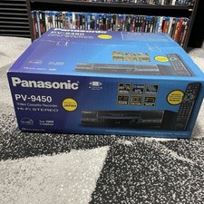 Gravador de vídeo cassete Panasonic Omnivision VCR PV 9450 NOVO EM FOLHA CAIXA ABERTA comprar usado  Enviando para Brazil