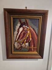 Gobelin stickbild pferd gebraucht kaufen  Wiesbaden