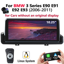 GPS estéreo automotivo CarPlay Linux para BMW 3 Series E90 E91 E92 E93 com câmera de backup, usado comprar usado  Enviando para Brazil