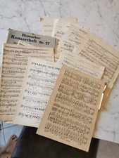 Alte notenblätter notenschrif gebraucht kaufen  Reckendorf