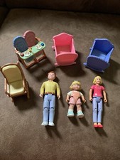 Cadeira de balanço e alta Fisher Price Loving Family mãe pai menina móveis comprar usado  Enviando para Brazil
