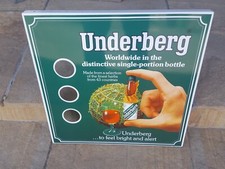 Emailschild riginal underberg gebraucht kaufen  Iserlohn