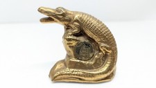 Vintage brass alligator for sale  Sioux City