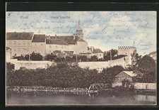 Pocztówka Pisek, Stare Hradby 1914  na sprzedaż  Wysyłka do Poland