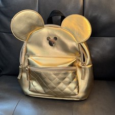 Mini mochila Disney Mickey Mouse ouro maciço comprar usado  Enviando para Brazil