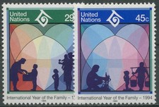 UNO New York 1994 Jahr der Familie 661/62 postfrisch comprar usado  Enviando para Brazil