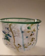 studio glass bowl for sale  REDCAR