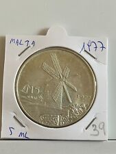 Malta 1977 lire usato  Biella