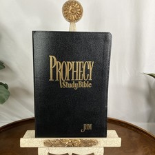 Holy Bible John Hagee Prophecy Study Bible NKJV Bonded Leather 1997 comprar usado  Enviando para Brazil