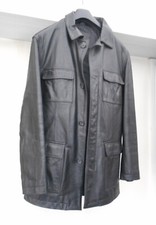 Mens black leather for sale  HORNCHURCH