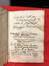 Manoscritto rimini compendio usato  Rimini