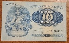 Estonia 1937 krooni for sale  Austin
