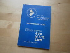 Ifa dieselmotor srw gebraucht kaufen  Oberlichtenau