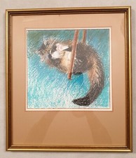 Vintage framed pastel for sale  RAMSGATE