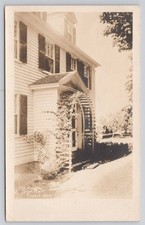 Cartão postal Iron Rail Front Door Massachusetts RPPC foto real 1932 comprar usado  Enviando para Brazil