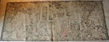 Vintage french tapestry d'occasion  Thénezay