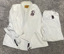Calça e cinto Fuji Kimono Victory GI artes marciais jaqueta de algodão branco tamanho A2  comprar usado  Enviando para Brazil