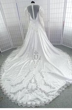 Opulentes Traum Vintage Perlen Brautkleid , Gr.38-40 -42 Schleppe,  Maßangaben comprar usado  Enviando para Brazil