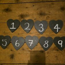 Slate heart shaped for sale  BURTON-ON-TRENT