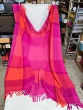 Usado, Tapete de viagem vintage cobertor joelho lã pura Onkaparinga cores rosa laranja raras comprar usado  Enviando para Brazil