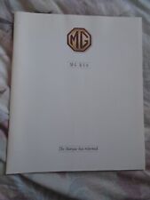 Rv8 brochure 1992 for sale  KINGS LANGLEY