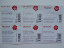 Rossmann gutscheine coupons gebraucht kaufen  Löbau
