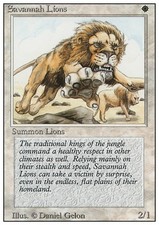 Mtg savannah lions usato  Italia
