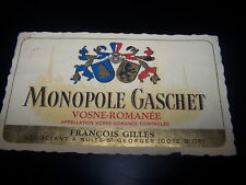 Wine label vosne d'occasion  Expédié en Belgium