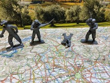 Lotto soldatini nordisti usato  Novi di Modena