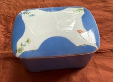 Edwardian porcelain trinket for sale  WORTHING