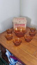 Vintage amber brown for sale  ST. AUSTELL