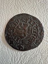 BRABANCJA, Duché, Jeanne et Wenceslas 1355-1383 AR demi-gros au lion 1339 na sprzedaż  Wysyłka do Poland
