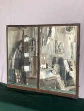 Antique silver mirrored for sale  Oneonta