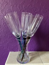 Champagne flutes vase for sale  HOLMFIRTH