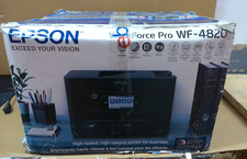 Impressora All-in-One Sem Fio Epson WorkForce Pro WF-4820 - Preta, usado comprar usado  Enviando para Brazil